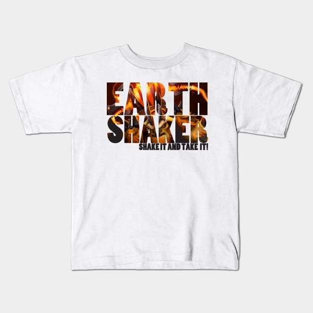 Earthshaker T-Shirt Kids T-Shirt by pugkung0073